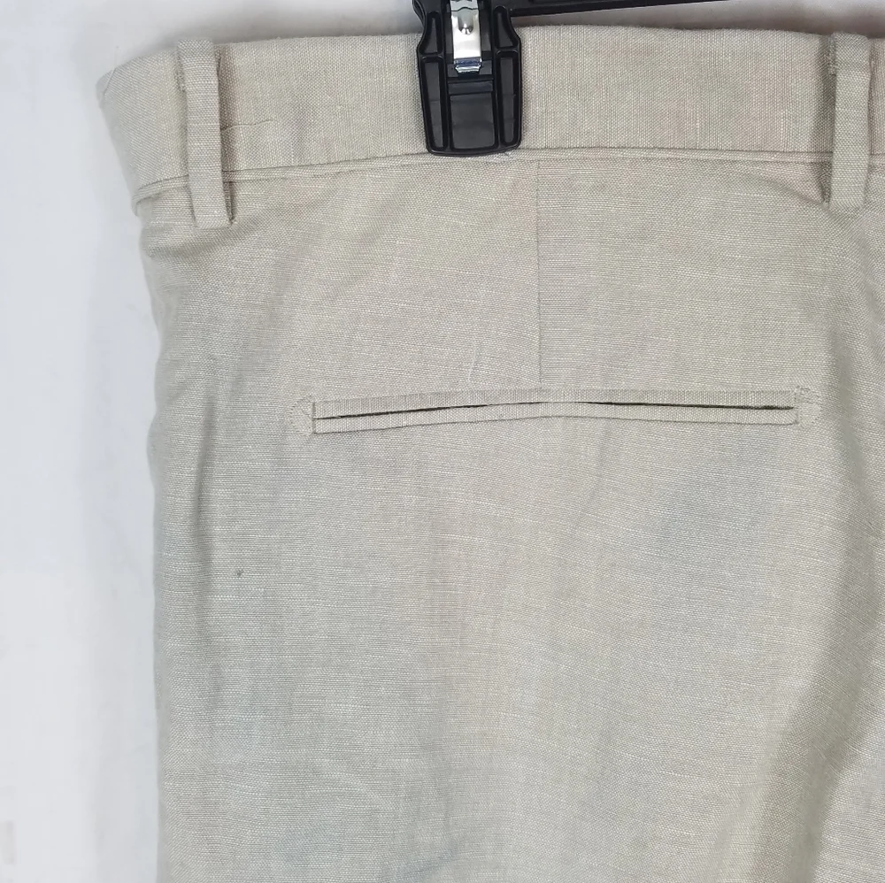 Merona tan skin fit Corte cenido linen blend pants